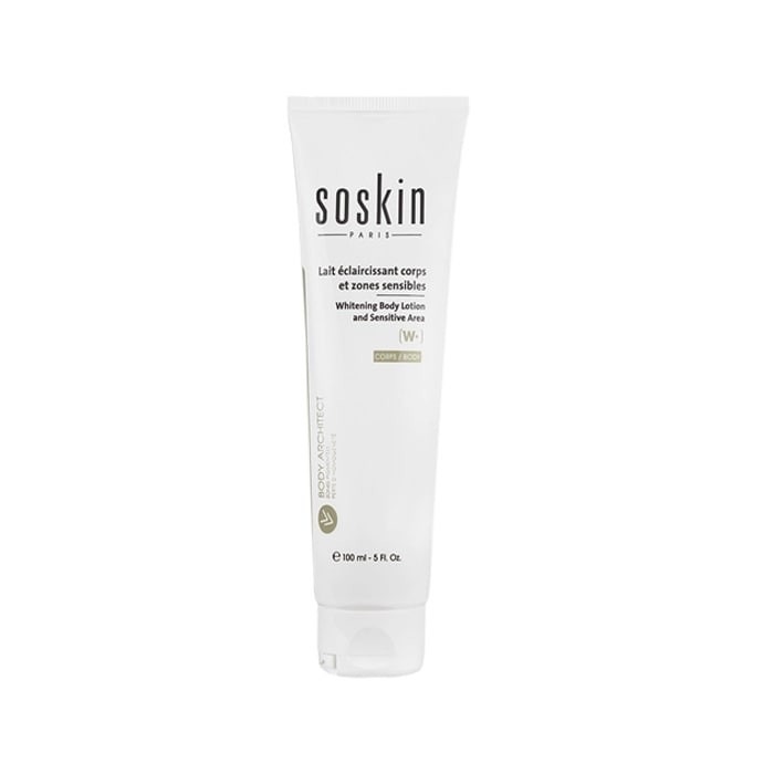 soskin-whitening-body-lotion-and-sensitive-area-100ml-1-min لوسیون بدن ساسکین روشن کننده نقاط حساس بدن (100 میلی لیتر) - تصویر 1