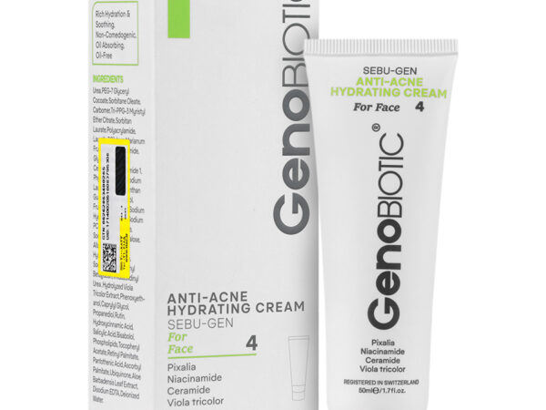 کرم آبرسان ضد آکنه صورت ژنوبایوتیک - 50 میلی لیتر