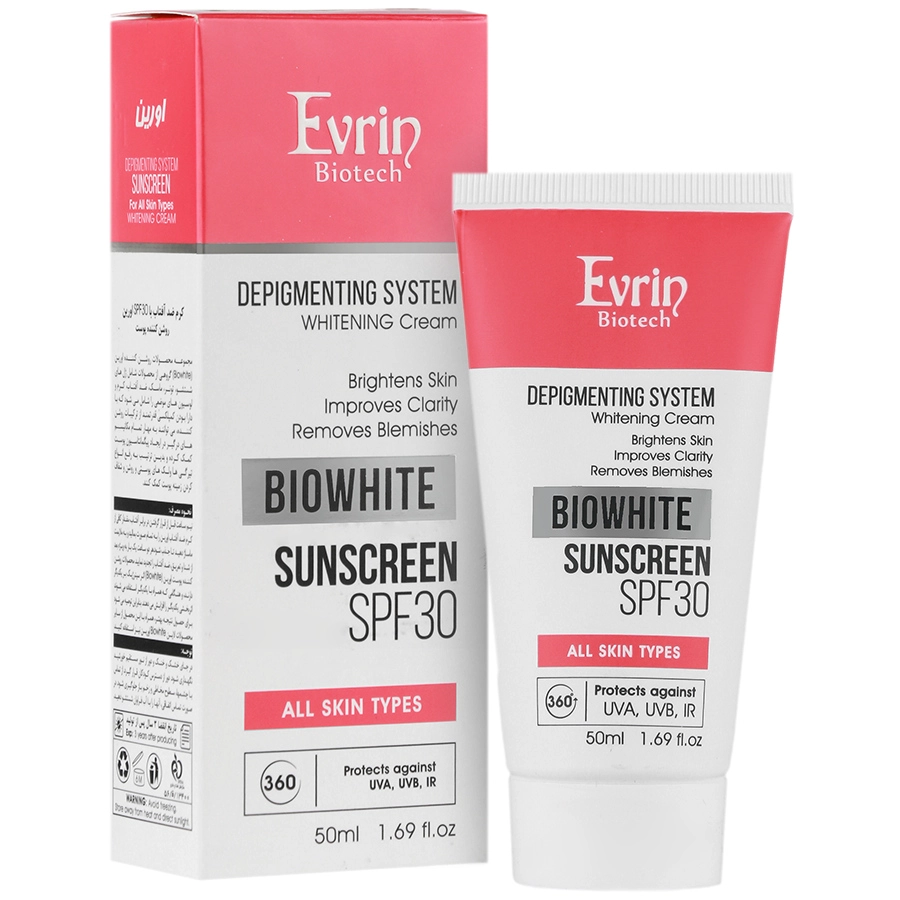 15112723882202431311 کرم ضد آفتاب و روشن کننده SPF30 اورین (50 میلی لیتر) - تصویر 1