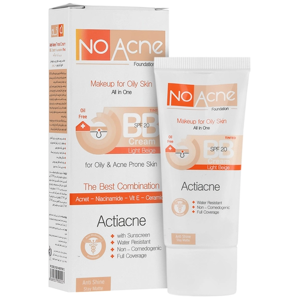 بی بی کرم بژ طبیعی پوست چرب و جوشدار نو آکنه | 40 میلی لیتر - Image 1