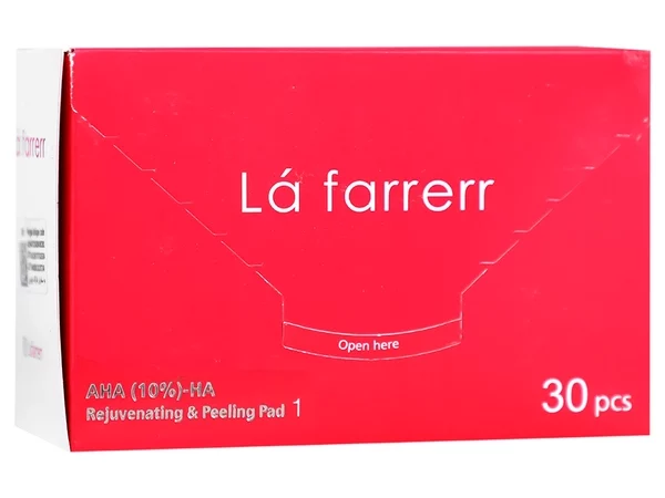 پد جوان کننده و لایه بردار پوست AHA 10%-HA شماره 1 لافارر | 30 عددی