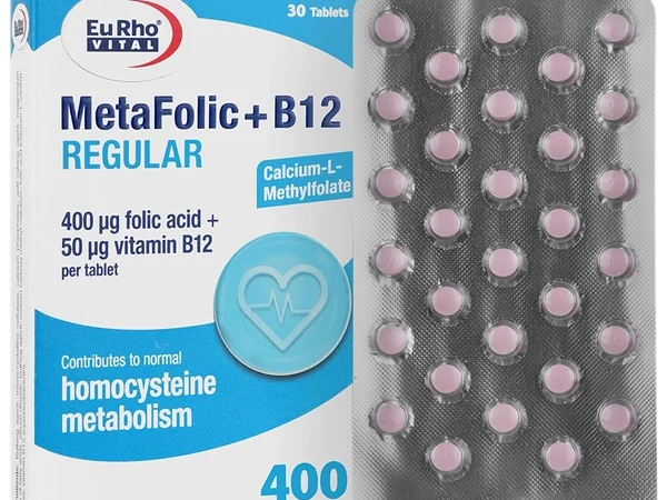 قرص متافولیک + ب 12 رگولار یوروویتال (30 عددی)