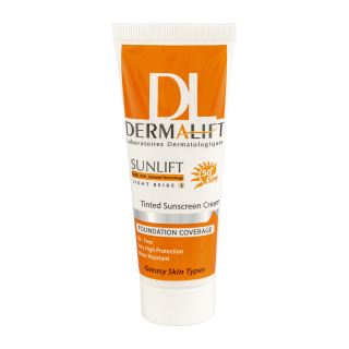 34998-LB-202542614716829 کرم ضد آفتاب بژ روشن 1 درمالیفت با SPF50 مناسب پوست چرب (40 میلی لیتر) - Image 1