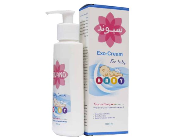 کرم مرطوب کننده صورت و بدن کودک سیوند | ۱۵۰ میلی لیتر