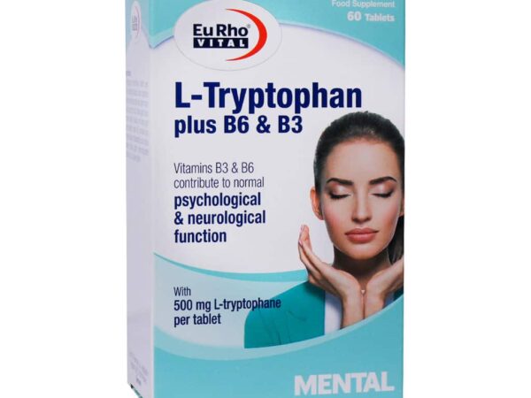 قرص ال تریپتوفان پلاس B6 و B3 یوروویتال - 60 عدد
