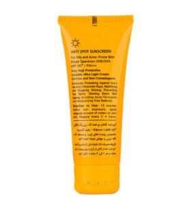 کرم ضدآفتاب ضد لک بی رنگ پوست چرب و آکنه ای SPF50 لافارر (40میلی لیتر)