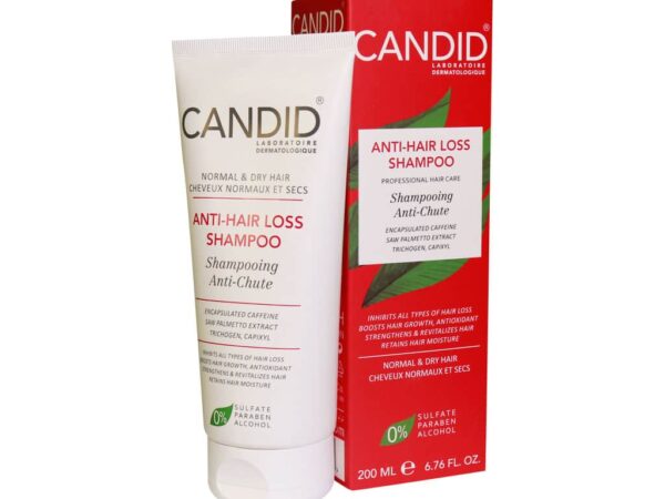 شامپو ضد ریزش موی نرمال و خشک کاندید | 200 میلی لیتر