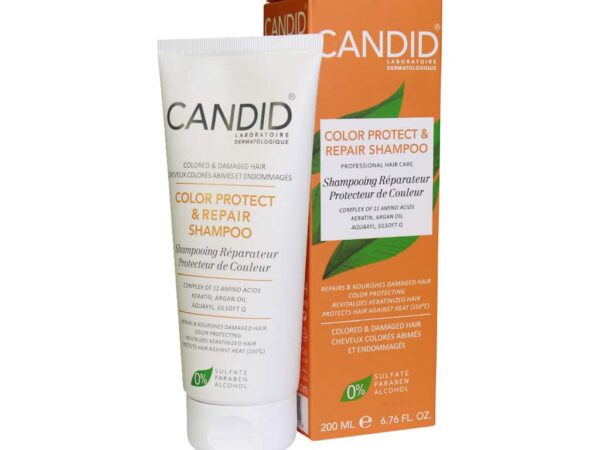 شامپو تثبیت رنگ و ترمیم کننده مو کاندید | 200 میلی لیتر