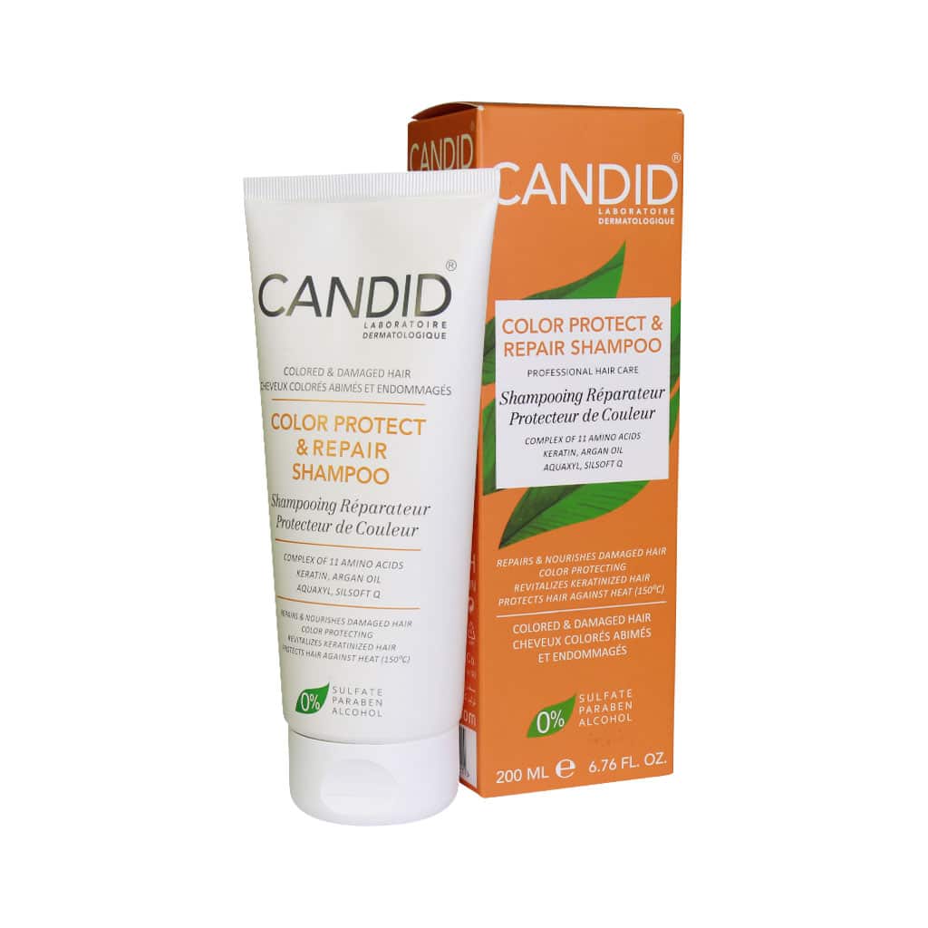 Candid Color Protect And Repair Shampoo 200 ml شامپو تثبیت رنگ و ترمیم کننده مو کاندید | 200 میلی لیتر - Image 1