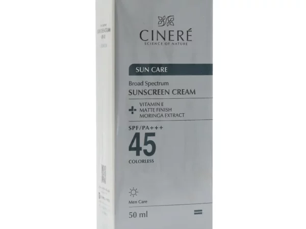 کرم ضد آفتاب آقایان SPF45 سینره | 50 میلی لیتر