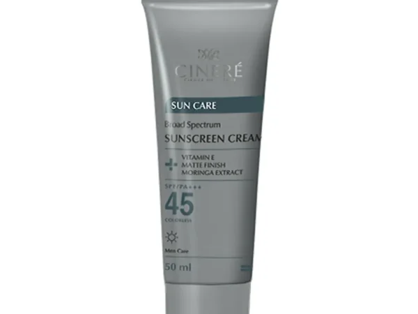 کرم ضد آفتاب آقایان SPF45 سینره (50 میلی لیتری)