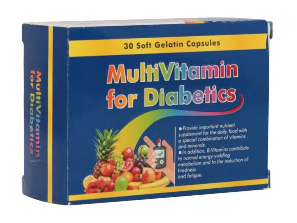 کپسول ژلاتینی مولتی ویتامین دیابتیک دانا - 30 عدد