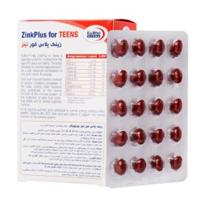 کپسول زینک پلاس فور تینز یوروویتال (60 عددی)