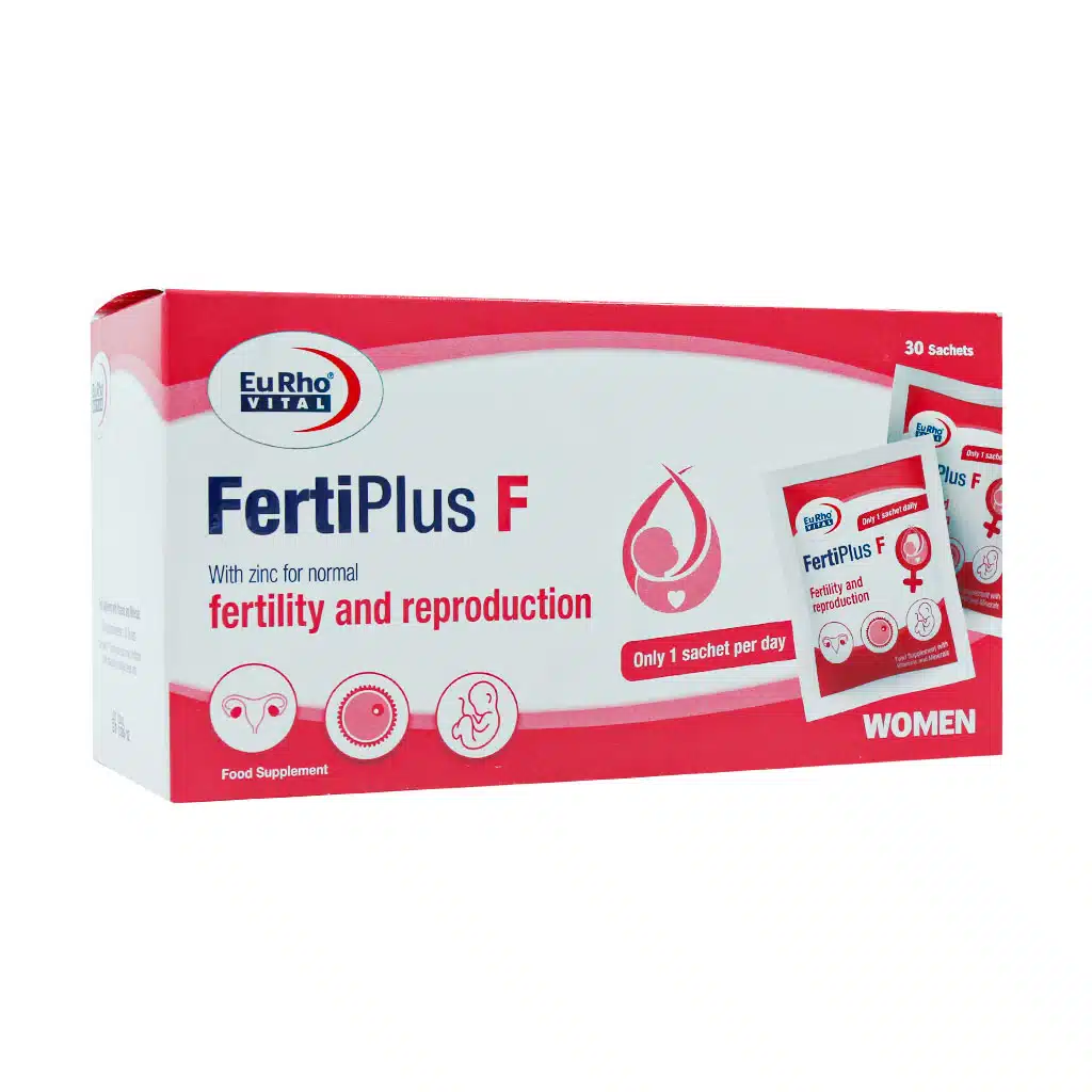Eurhovital-Fertiplus-F-30-Sachet.jpg ساشه فرتی پلاس اف یوروویتال - 30 عدد - Image 1