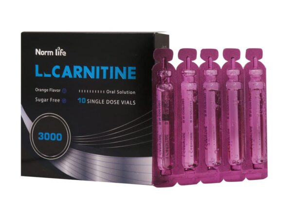ویال خوراکی ال کارنیتین 3000 میلی گرم نورم لایف - 10 عدد