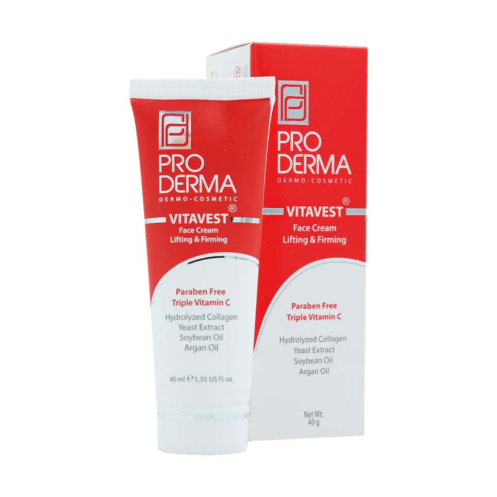 Pro Derma Vitavest Lifting And Firming Face Cream 40 ml کرم ضد چروک و سفت کننده صورت پرودرما | 40 میلی لیتر - Image 1