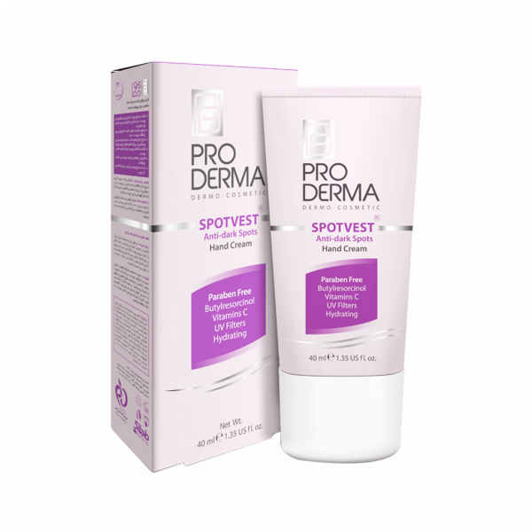 ProDerma Spotvest Anti Dark Spots Hand Cream 40 ml کرم روشن کننده و ضد لک دست پرودرما | ۴۰ میلی لیتر - Image 1