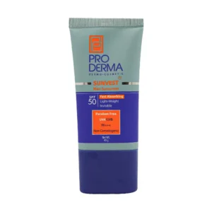 کرم ضد آفتاب فاقد چربی آقایان SPF50 پرودرما (40 میلی لیتری)