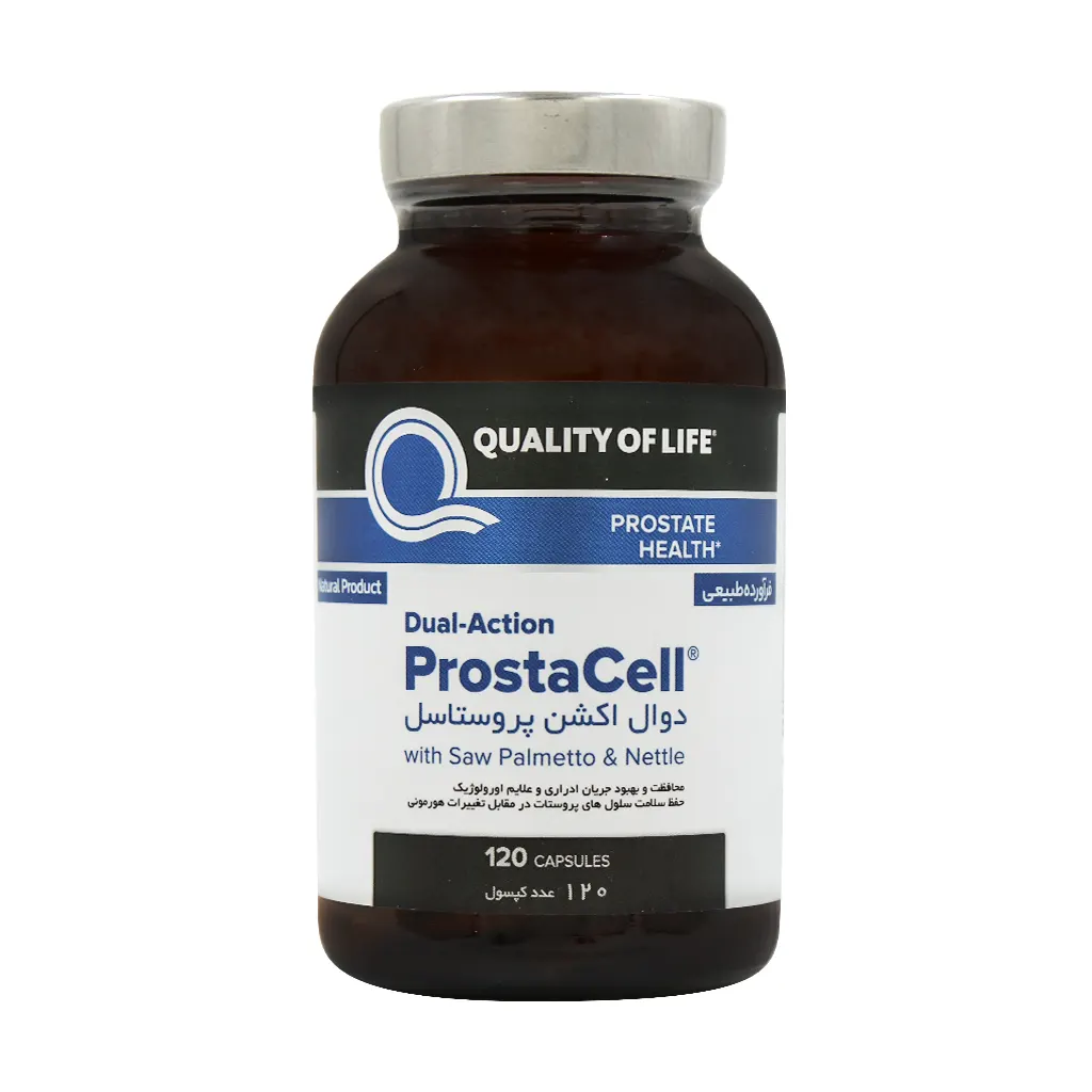 Quality-Of-Life-Dual-Action-Prosta-Cell-120-Caps کپسول دوال اکشن پروستاسل کوالیتی اف لایف - 120 عدد - Image 1