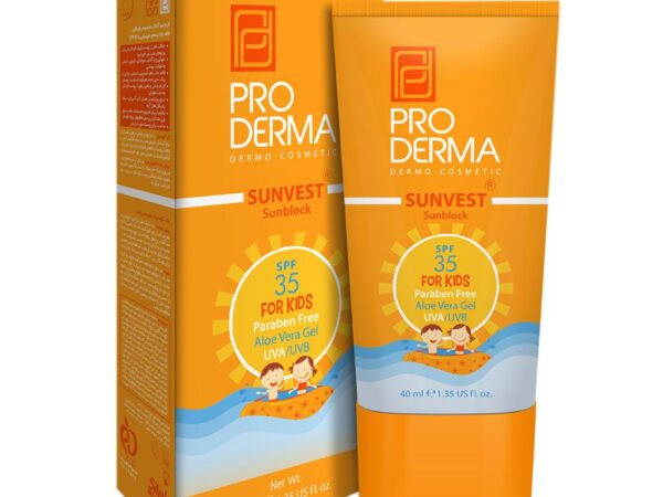 ضد آفتاب مخصوص کودکان اس پی اف 35 پرودرما | 40 میلی لیتر