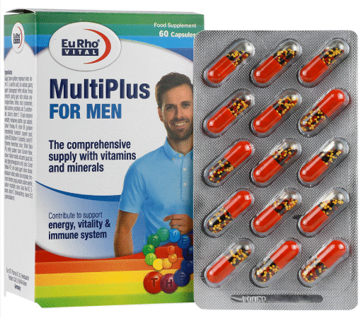 کپسول مولتی پلاس برای آقایان یورو ویتال - 60 عدد