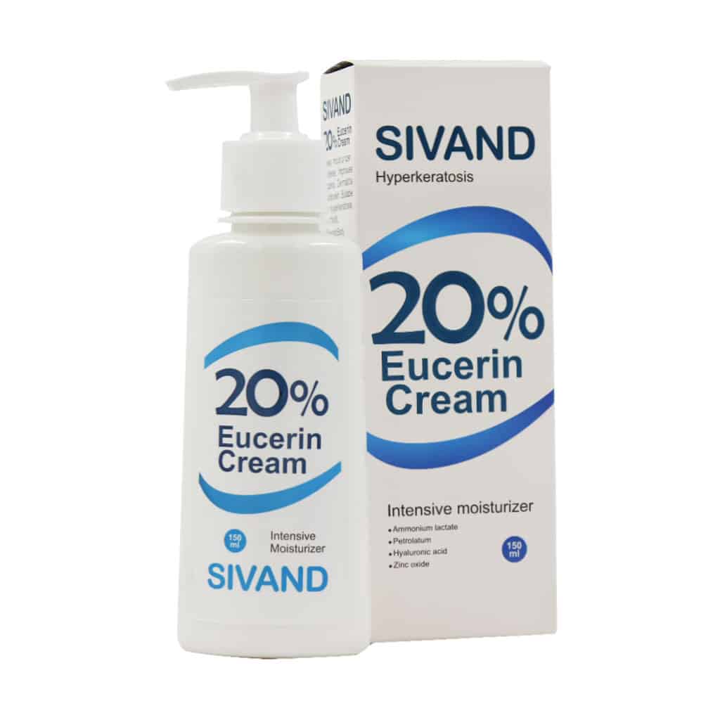 Sivand 20% Eucerin Cream 150 ml کرم حاوی اوره و اوسرین 20 درصد سیوند | 150 میلی لیتر - Image 1