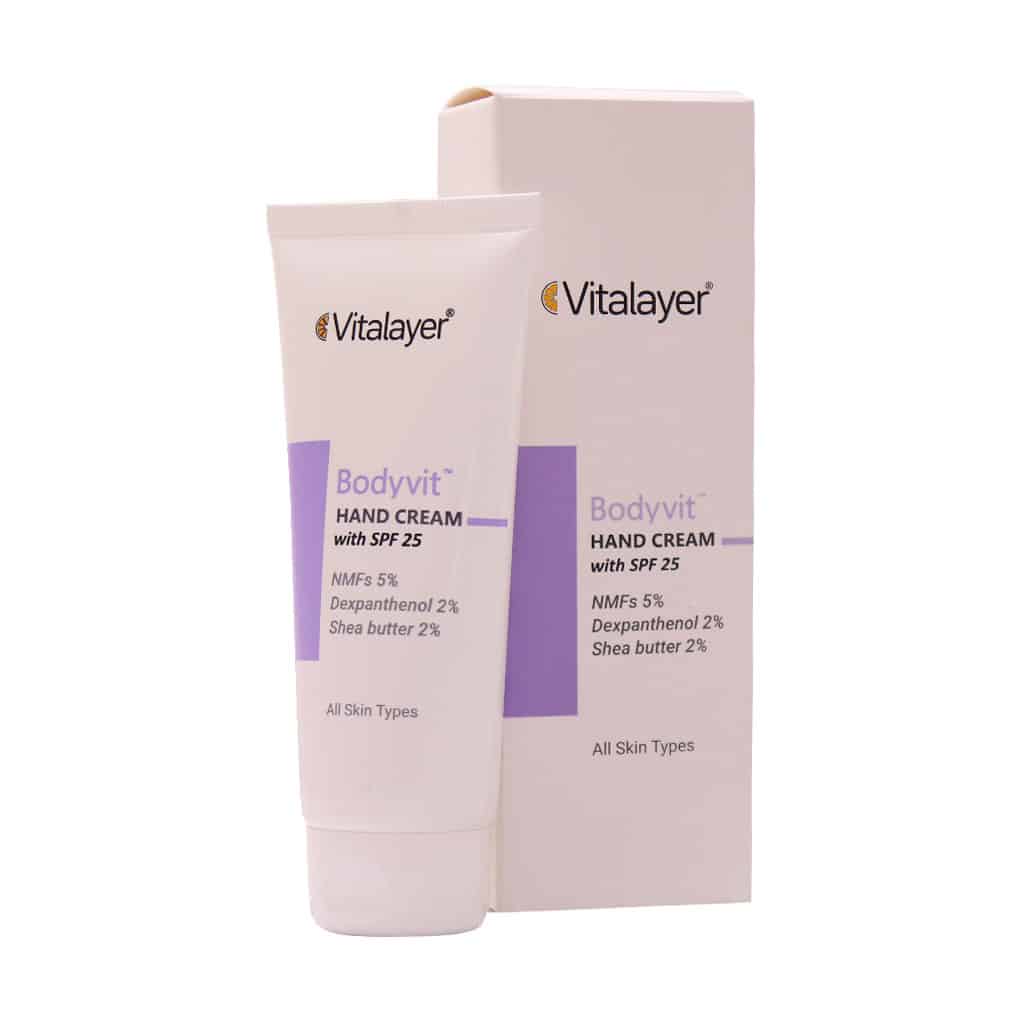 Vitalayer Bodyvit SPF25 Hand Cream 75 ml کرم مرطوب کننده دست SPF25 بادی ویت ویتالیر – 75 میلی لیتر - Image 1