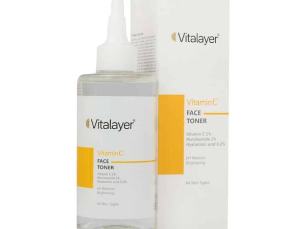 تونر صورت ویتامین C ویتالیر – 200 میلی لیتر