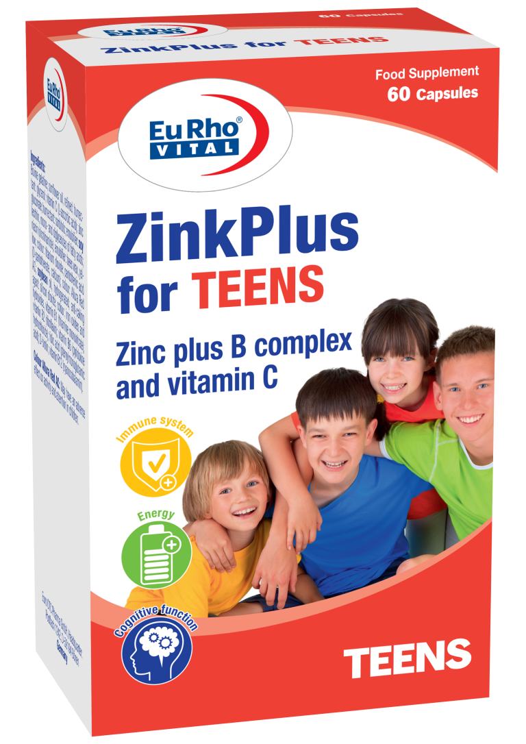 Zink-Plus-for-teens-1-768x1086 کپسول زینک پلاس فور تینز یورو ویتال - 60 عدد - Image 1