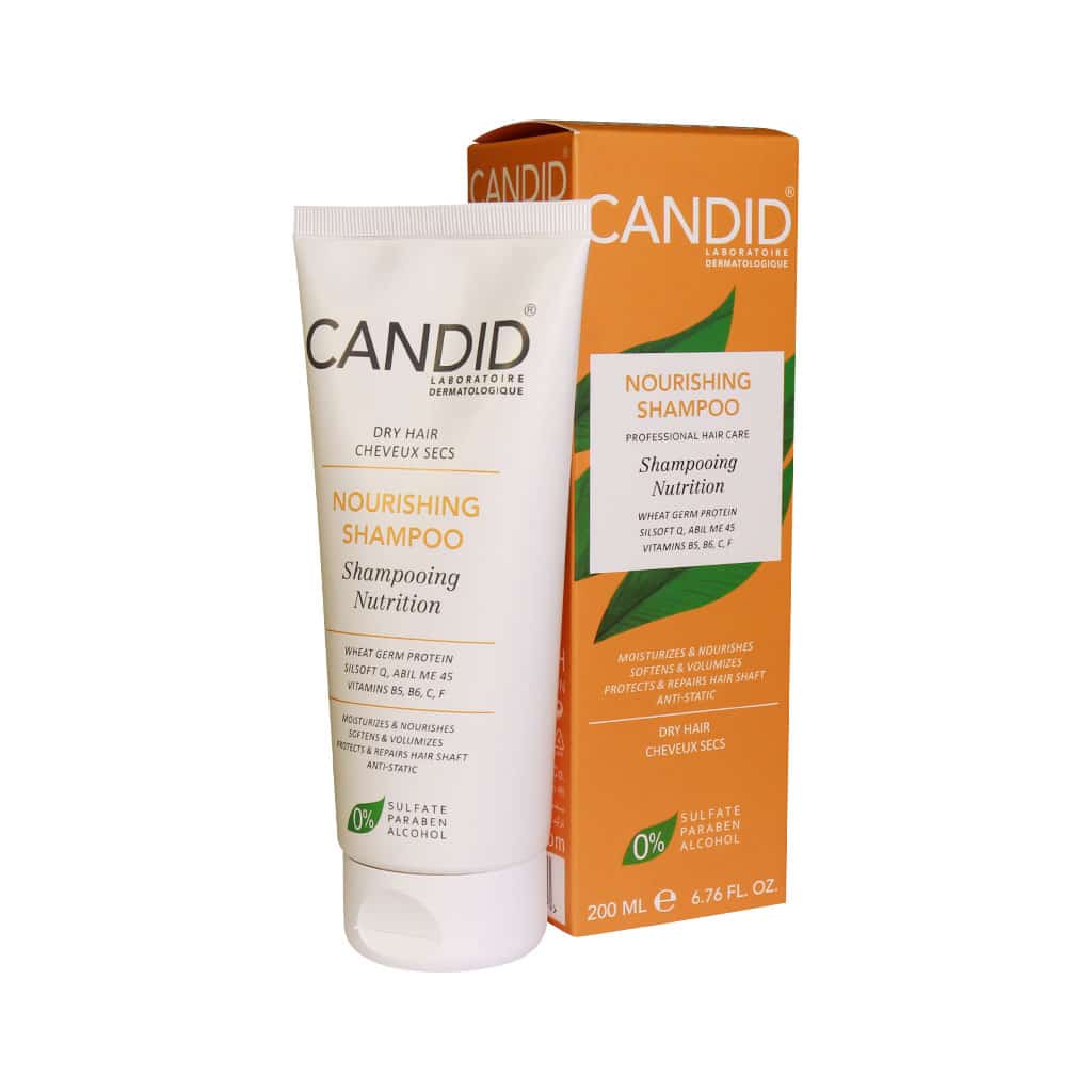 candid nourishing shampoo 200 ml شامپو ویتامینه موی خشک کاندید | 200 میلی لیتر - Image 1