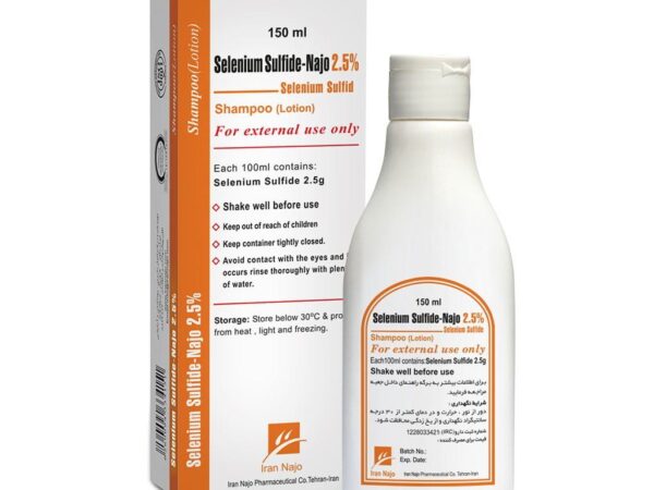 شامپو سلنیوم سولفاید 2.5% ناژو - 150 میلی لیتر