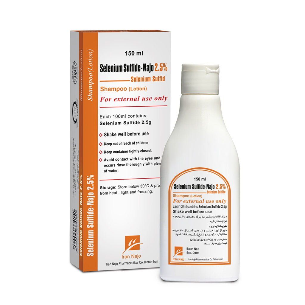 cff9d9ccf2af3edaf1d04b94d81ce20b64d74de4_1674822862 شامپو سلنیوم سولفاید 2.5% ناژو - 150 میلی لیتر - Image 1