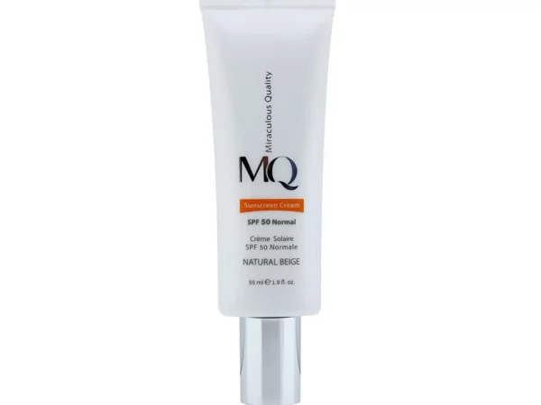 کرم ضد آفتاب و روشن کننده بژ طبیعی SPF50 ام کیو | 55 میلی لیتر