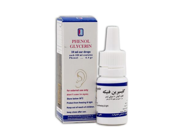 قطره گوش گلیسرین فنیکه کیمیا دارو‌‌ سپهر - 10 میلی لیتر