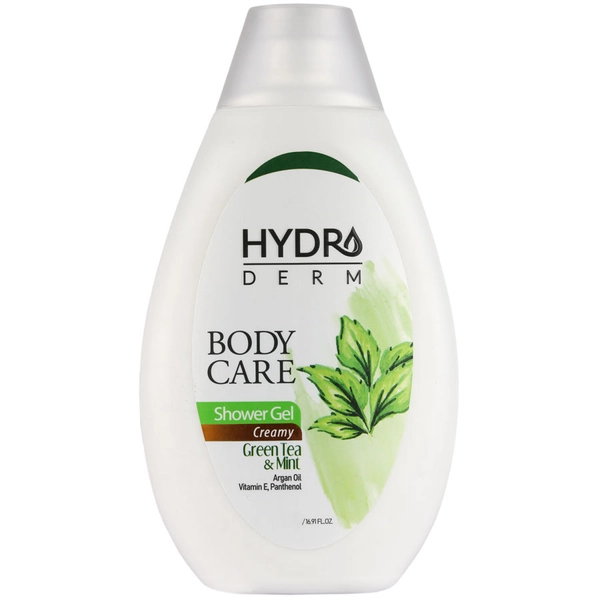 شامپو بدن کرمی با رایحه نعناع و چای سبز هیدرودرم – 500 میلی لیتری - تصویر 1