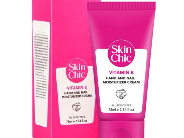 کرم دست و ناخن مدل حاوی ویتامین E مناسب انواع پوست اسکین شیک | 75 میلی لیتر