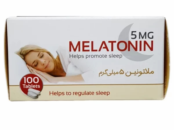 قرص ملاتونین 5 میلی گرم اکسیر آفرین آریا - 100 عدد