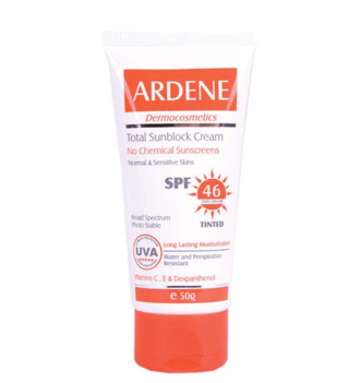64b10e49172545b3a84cc58bbaf16910 کرم ضد آفتاب رنگی آردن با SPF46 مناسب پوست معمولی و حساس (50 میلی لیتر) - تصویر 1
