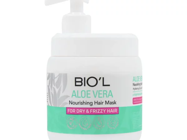 ماسک مو پمپی عصاره آلوئه ورا مناسب موی خشک و وز بیول | 500 میلی لیتر