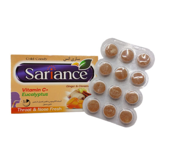 Capture آب نبات سرد زنجیل و دارچین ساریانس - 12 عددی - Image 1