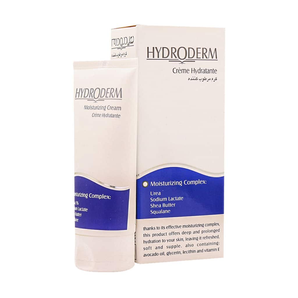 Hydroderm Moisturizing Cream For All Skins 50 ml کرم مرطوب کننده مناسب برای انواع پوست هیدرودرم - 50 میلی لیتر - Image 1