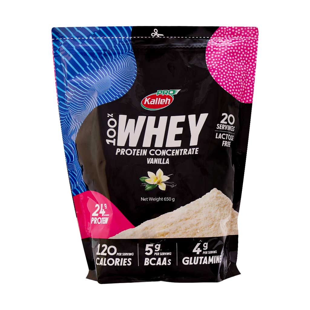 Kalleh-Pro-Whey-Protein-Powder-650-g-Vanilla پودر پروتئین وی با طعم وانیل کاله | 650 گرم - Image 1
