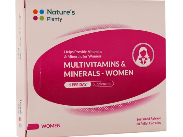 کپسول مولتی ویتامین و مینرال بانوان نیچرز پلنتی - 30 عدد