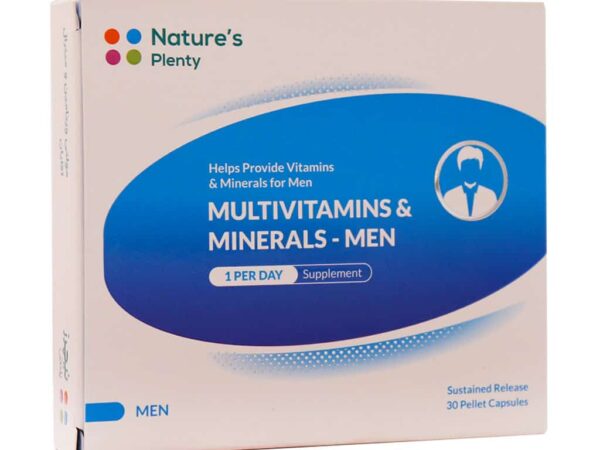 کپسول مولتی ویتامین و مینرال آقایان نیچرز پلنتی - 30 عددی