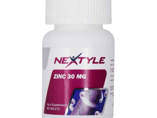 قرص زینک گلوکونات 30 میلیگرم نکستایل - 60 عدد