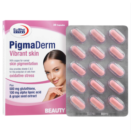 کپسول پیگمادرم یورو ویتال - 30 عدد