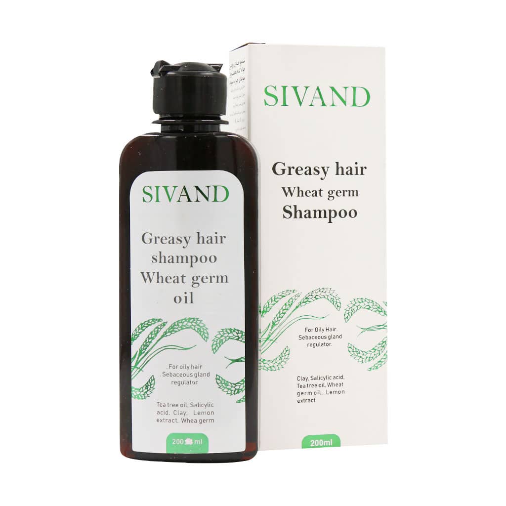 Sivand-Clay-Shampoo-For-Oily-Hair-1 شامپو موی چرب حاوی روغن جوانه گندم سیوند | 200 میلی لیتر - Image 1