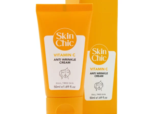 کرم ضد چروک ویتامین C مناسب پوست های خسته و استرس دار اسکین شیک | 50 میلی لیتر