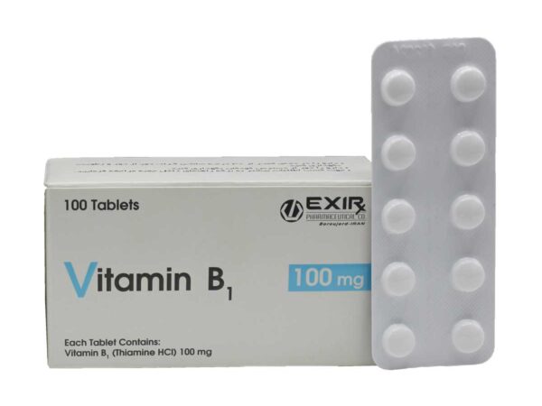 قرص ویتامین ب1 100 میلیگرم اکسیر - 100 عدد