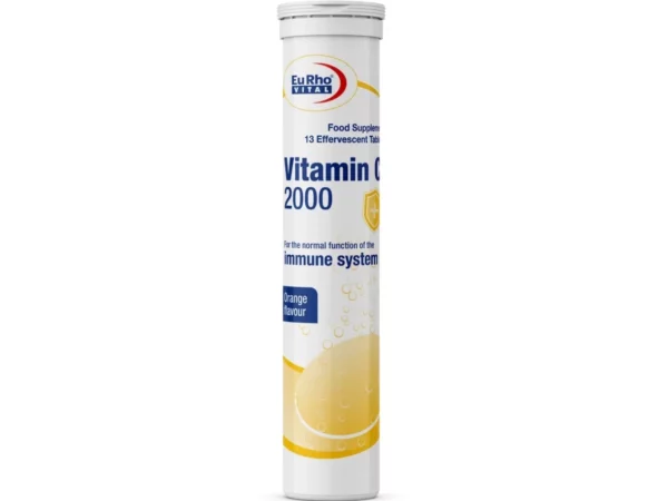 قرص جوشان ویتامین ث 2000 میلی گرم یورو ویتال - 13 عدد